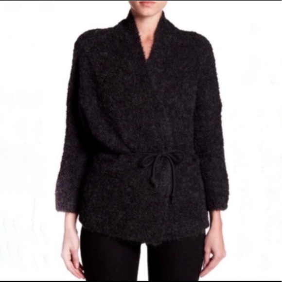 360 SWEATER | Gray Alpaca Camilla Cardigan | XS - Picture 6 of 6